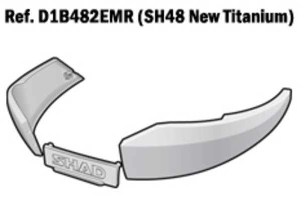 SHAD SH48 Ersatzrahmen titan