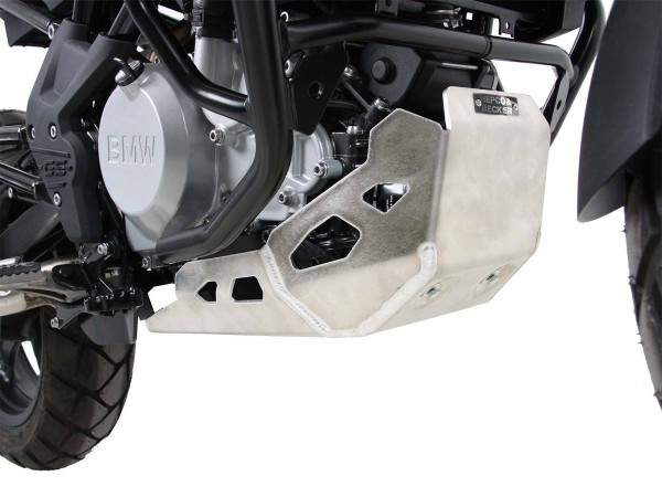 Motorbeschermplaat zilver voor BMW G 310 GS (17-) Hepco & Becker