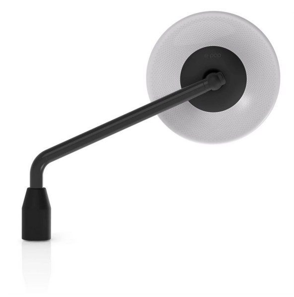 Spiegel RIZOMA E-POP links of rechts voor Vespa, zwart/grijs