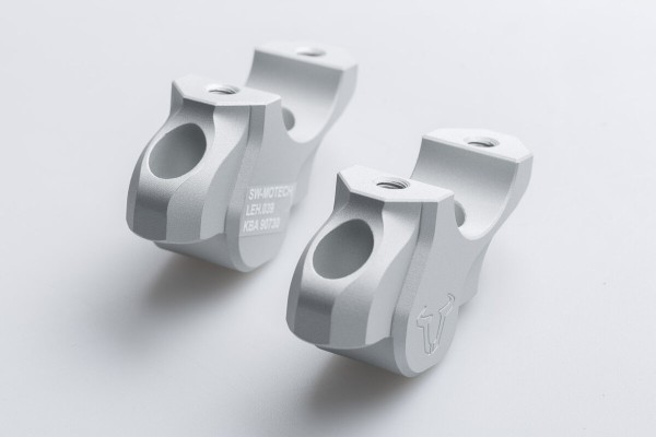 SW-Motech Stuurverplaatsing, zilver, H=32 mm, verplaatsing met 25 mm voor BMW R 1250 GS/Adventure - SW Motech
