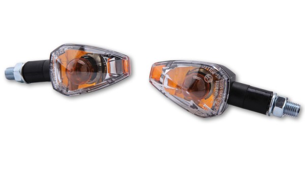 HIGHSIDER Smart Big Peak lamp knipperlichtbehuizing zwart / lens helder (paar), voor & achter