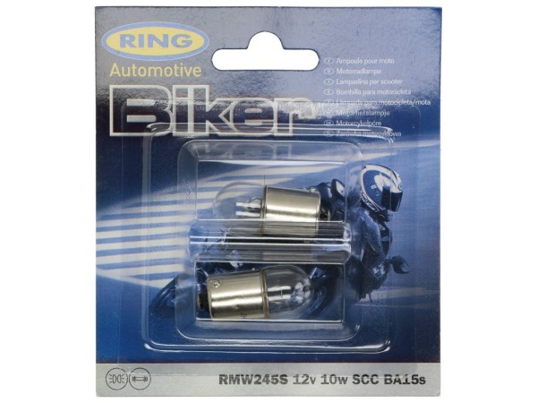 Ring gloeilamp, gloeilamp, 12 V, 10 W, BA15s