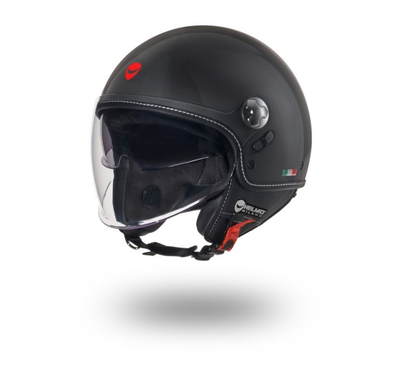 Helmo Milano Demi Jet Eos zwart glanzend