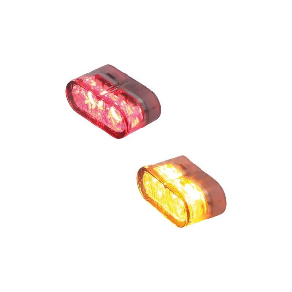 HIGHSIDER Pro Little Star_MX Pro LED 3in1 knipperlicht/achterlicht combinatie module lens smoke grijs (paar)