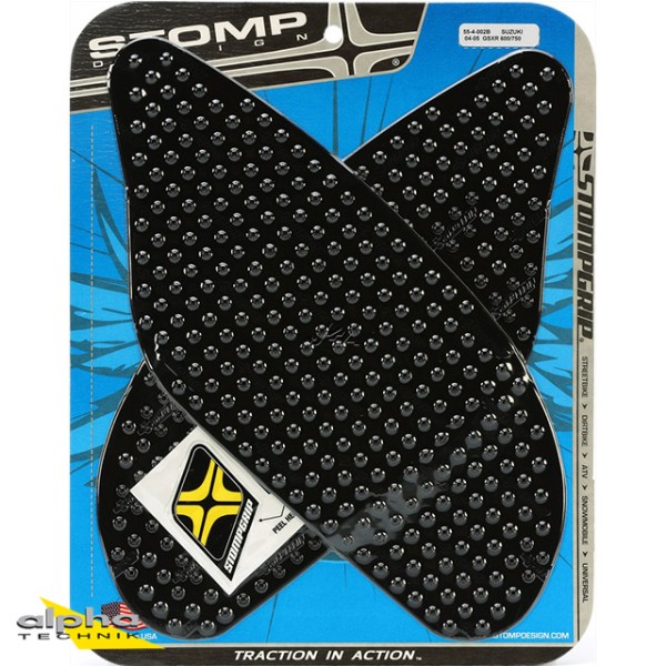 Stompgrip schwarz, Volcano, für Suzuki GSXR600, 750, 2004-2005