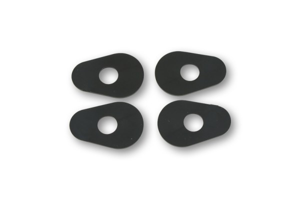 HIGHSIDER smart montageplaten Indy Spacer Zwart Voor diverse Yamaha