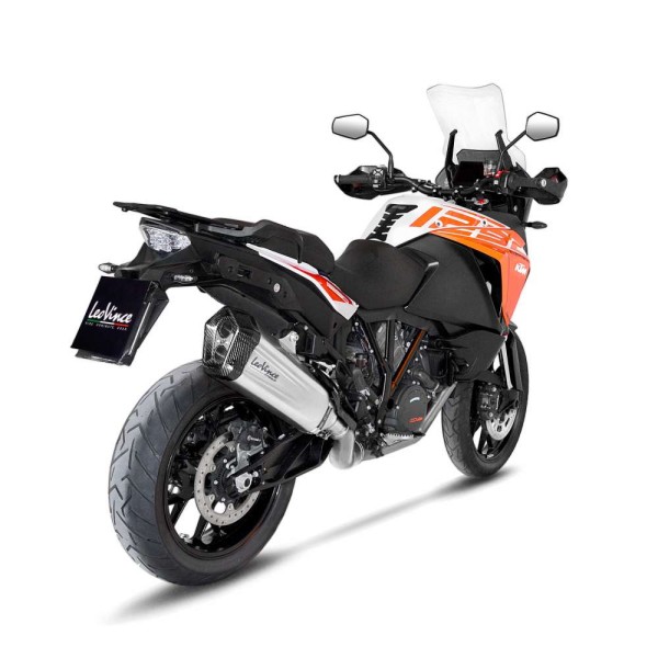 LeoVince uitlaatsysteem LV-12 voor KTM Adventure /Duke, titanium, slip on, Euro4, E-certificaat