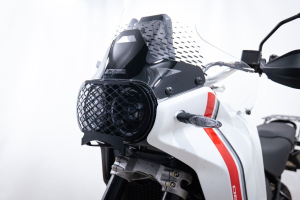 Koplampbeschermrooster voor Ducati DesertX, zwart