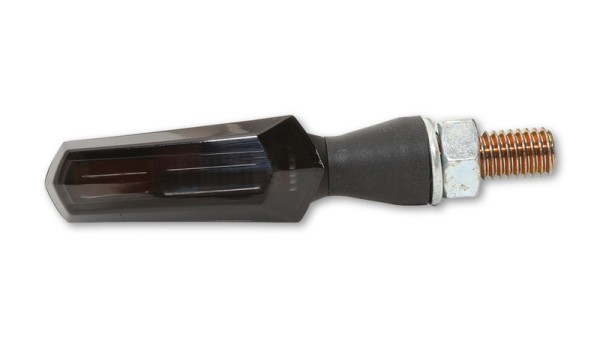 HIGHSIDER Smart Scuro LED knipperlichtbehuizing zwart / lens rookgrijs (paar), voor & achter