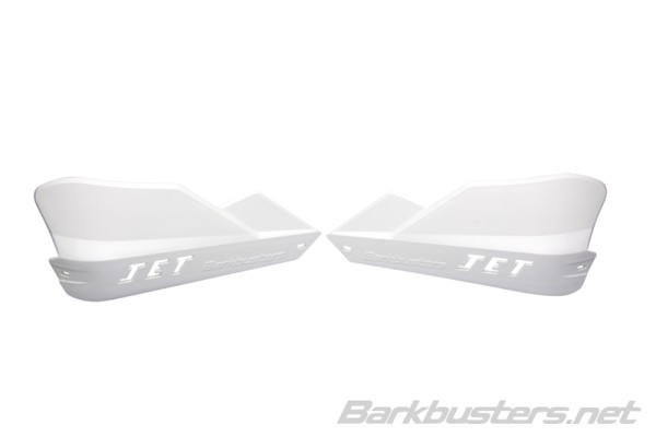 Barkbusters jet plastic beschermers wit