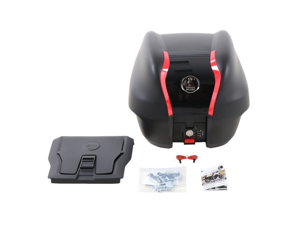 Journey Topcase 30 incl. universeel pallet voor externe dragers Hepco & Becker