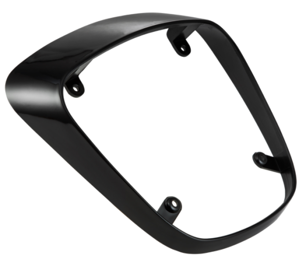 Frame-achterlicht voor Vespa Primavera/Sprint 50-150cc ('18-), glanzend zwart