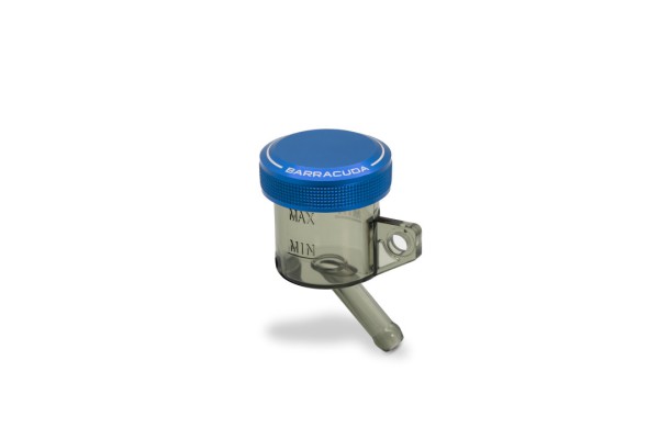 Barracuda Universal Ausgleichsbehälter mit blauem Aluminiumdeckel, Durchmesser 30mm
