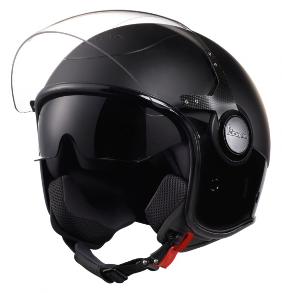 Vespa VJ helm zwart / zwart