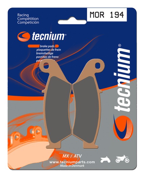 Tecnium Racing MX/ATV gesinterde metalen remblokken - MOR194