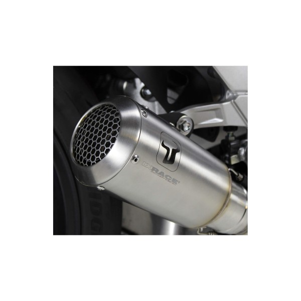 IXRACE MK2 achterdemper Kawasaki Ninja 1000 SX, roestvrij staal, E-goedgekeurd, Euro4+5