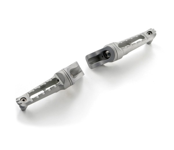 Voetsteun set achterbank, aluminium voor Aprilia Shiver