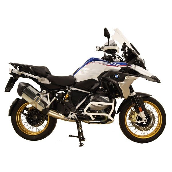 Onderste valbeugel voor BMW R 1250 GS, staal, wit