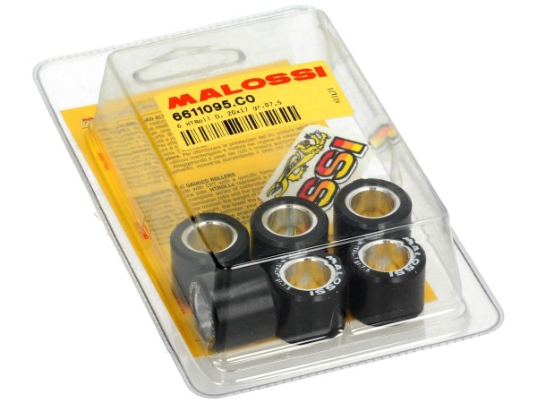 Malossi variator roller set, 20x17 mm, 7,5 g, stuk: 6