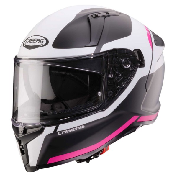 Caberg helm Avalon X Pure mat-zwart/wit-fluo-fuchsia