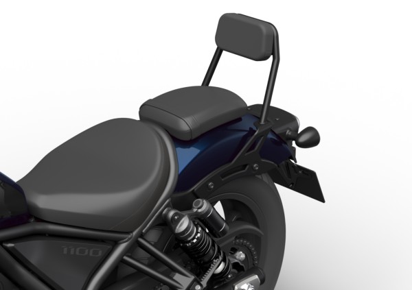 Rugleuning incl. beugel zwart voor Honda CMX 1100 Rebel (25-) Origineel