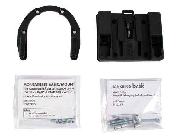Basistankring incl. tanktasvergrendeling voor BMW R 1200 RT LC (14-18) Hepco & Becker