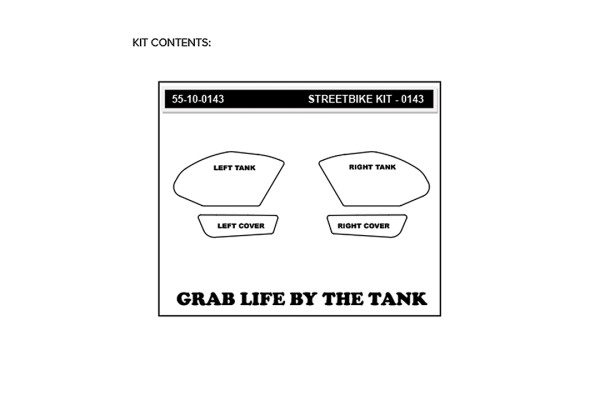 Stompgrip Traction Pads schwarz, für Suzuki GSXR1000(R), 2017-2025