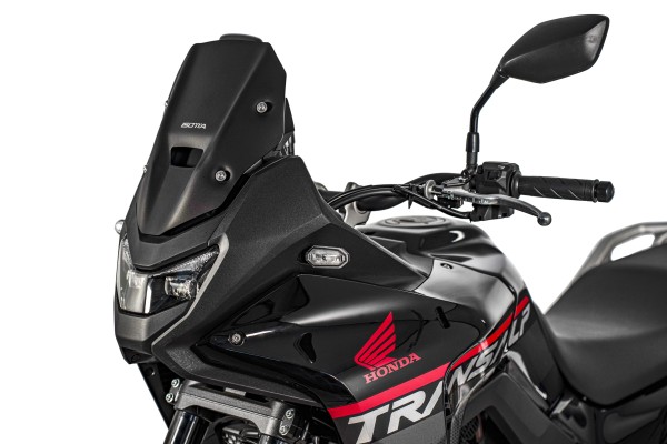 Sportwindscherm, matzwart – hoogte 315 mm voor Honda XL 750 Transalp (25-)