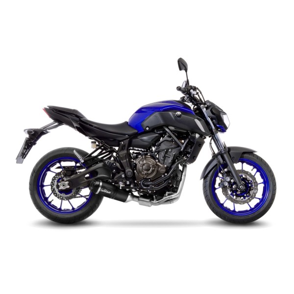 LeoVince compleet systeem LV One Evo voor Yamaha MT-07 /Tracer 700 /XSR 700, zwart, E-certificaat