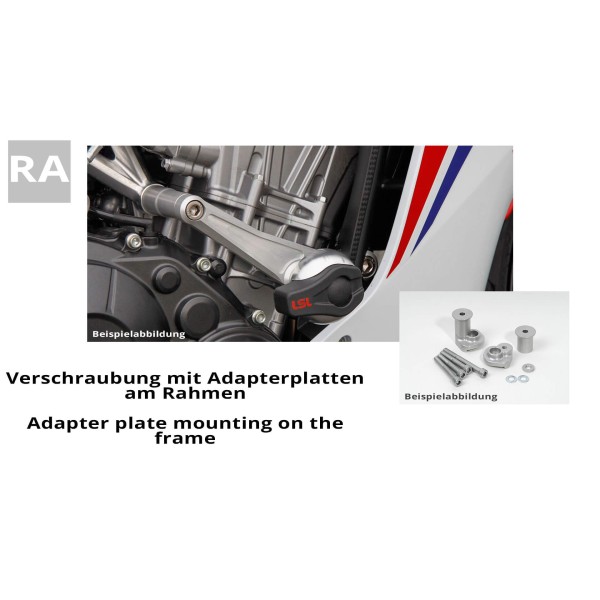 LSL Crash Pad Befestigungskit für Yamaha XJ6 Diversion N/S ABS, 2009-