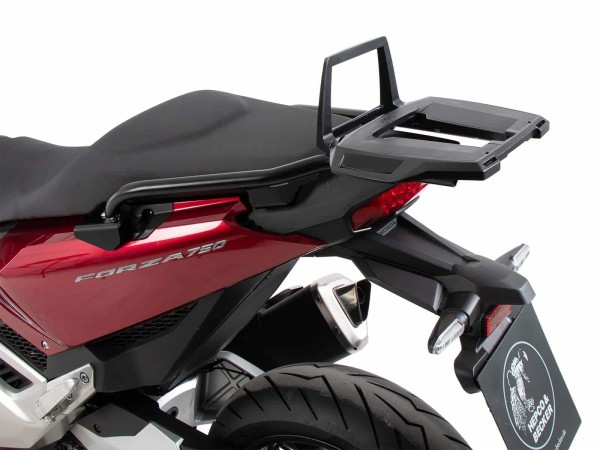 Aluminium bagagerek topkoffer zwart voor Honda NSS 750 Forza (21-) Hepco & Becker