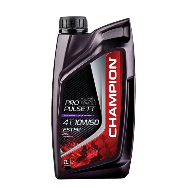 CHAMPION® Pro Pulse TT 4T 10W-50 Ester motorolie - 1 liter
