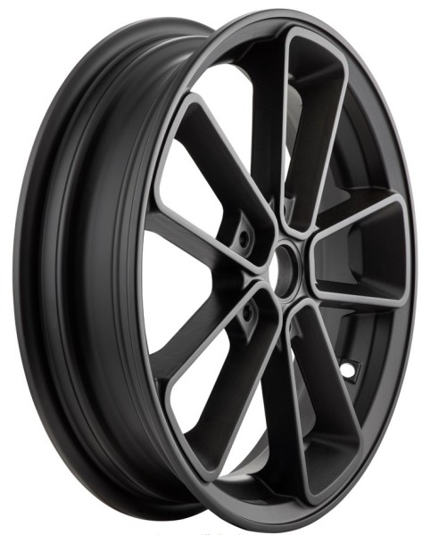 Velg voor/achter 13" voor Vespa GTS/GTS Super/GTV/GT 60/GT/GT L 125-300ccm, mat zwart