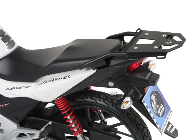Minirack zachte bagagedrager zwart voor Honda CB 125 F (15-20) Hepco & Becker