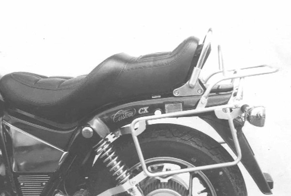 Zijkofferdrager vast zwart voor Honda XL 600 R (83-88) Hepco & Becker