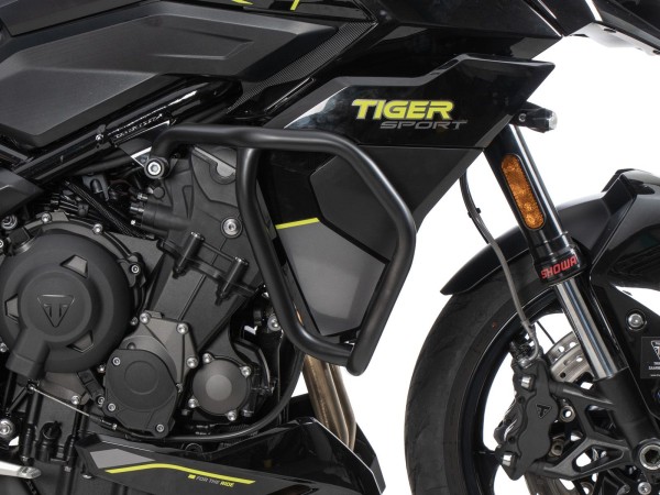 Motorbeschermer zwart voor Triumph Tiger Sport 800 (25-) Hepco & Becker