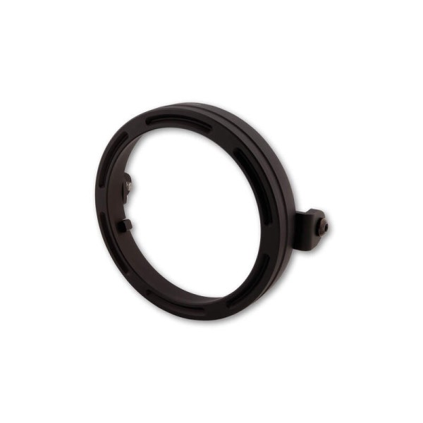 HIGHSIDER pro 7 inch lamphouderring Frame-R1 Zwart CNC, zijmontage