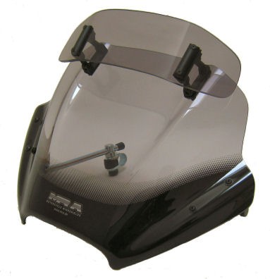 MRA VarioTouringScreen voor NakedBike "VTNB" rookgrijs KAWASAKI ER 6 N ER650C