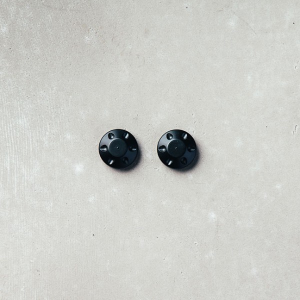 Hoes zwart voor spiegelbevestiging voor Moto Guzzi V7 III/ V9 Bobber/ V9 Roamer / V7 850