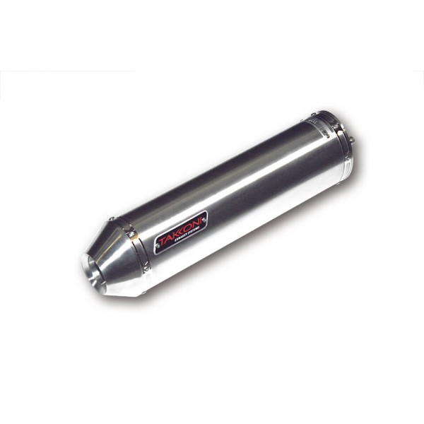 Takkoni achterdemper Honda X-ADV 750, roestvrij staal zilver, E-goedgekeurd, Euro4+5