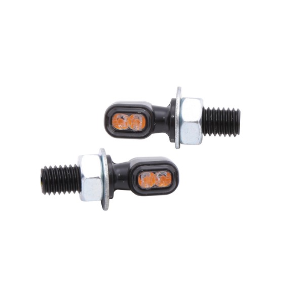 HIGHSIDER Smart Vision-TS LED-knipperlichtbehuizing zwart / lens rookgrijs (paar), voor & achter