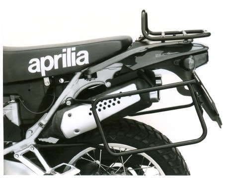 Buisvormige bagagedrager topkoffer zwart voor Aprilia Pegaso 650 (92-95) Hepco & Becker