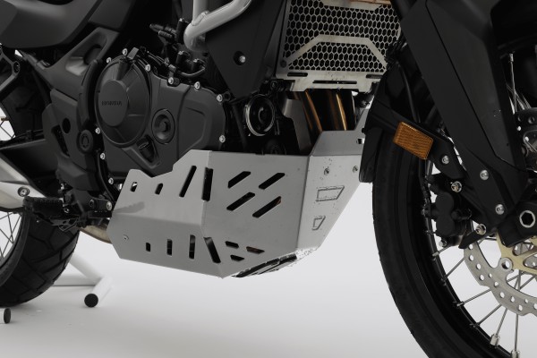 Aluminium motorbeschermplaat voor Honda XL 750 Transalp, grijs