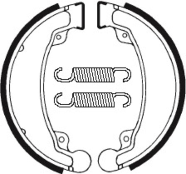 Tecnium Scooter/Street/ATV Organische remschoenen - BA069