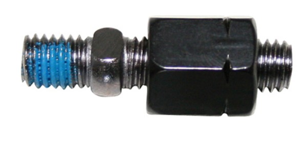 HIGHSIDER pro spiegeladapter zwart M8 linkse draad naar M8