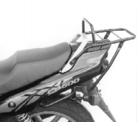 Buisvormige bagagedrager topkoffer zwart voor Honda CB 500 /S (93-97) Hepco & Becker