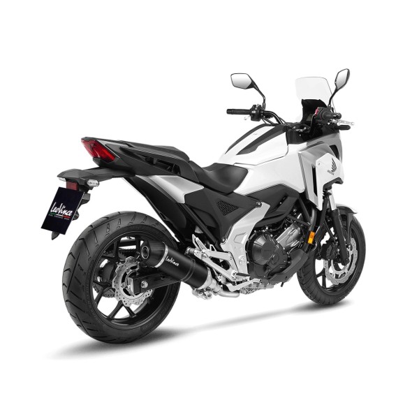 LeoVince uitlaatsysteem LV One Evo voor Honda NC 750 XA, carbon, slip on, E-certificaat