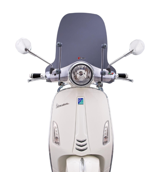 Voorruit FACO halfhoog voor Vespa Primavera /Elettrica 50-125ccm 2T/4T ('14-), getint