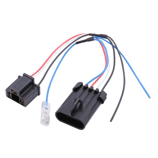 HIGHSIDER slimme type A verloopkabel 3-polig, H4 naar H13, Voor Harley Davidson