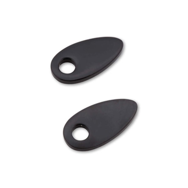 HIGHSIDER smart montageplaten Indy Spacer Zwart aluminium